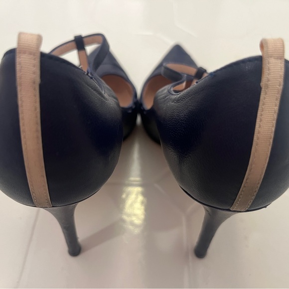 SJP Sarah Jessica Parker Blythe Navy Heel 38 1/2 (38.5) size 8 - Picture 7 of 15